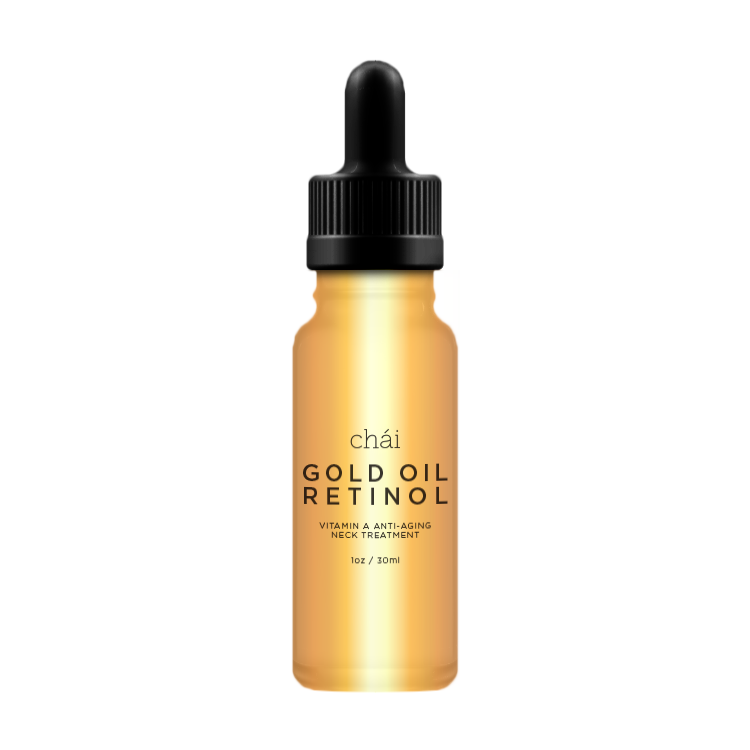 GOLD OIL RETINOL Vitamin A Anti-aging Neck Treatment